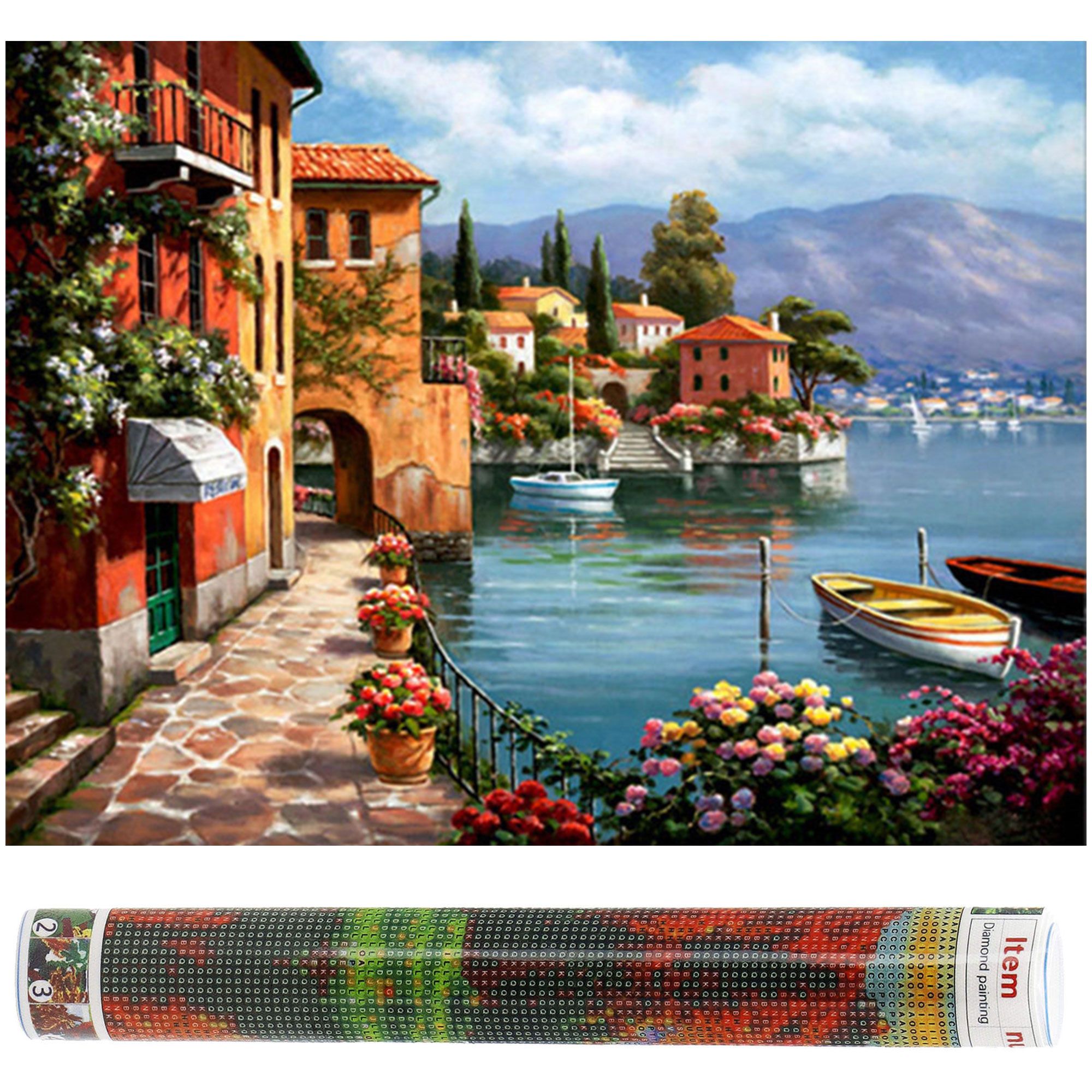 Набір алмазної мозаїки (вишивки) Springos 40 x 30 см DP0016