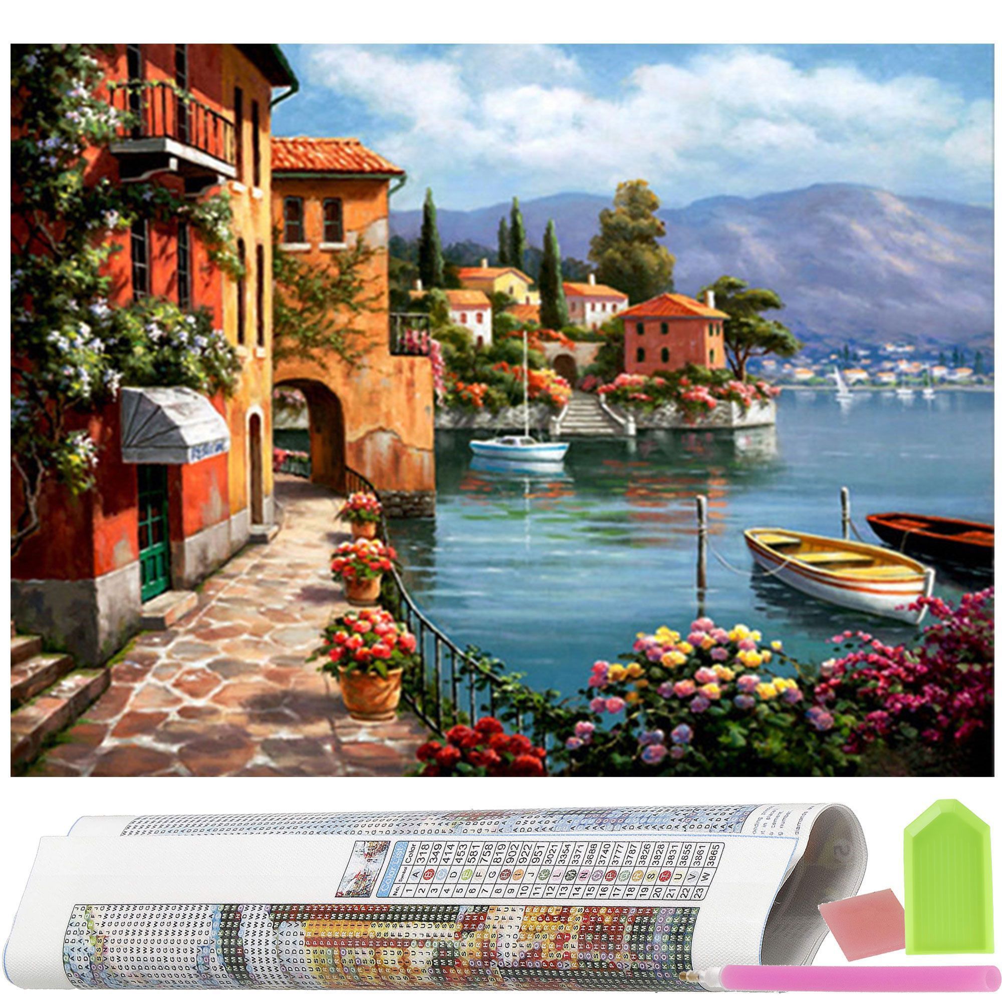 Набір алмазної мозаїки (вишивки) Springos 40 x 30 см DP0016