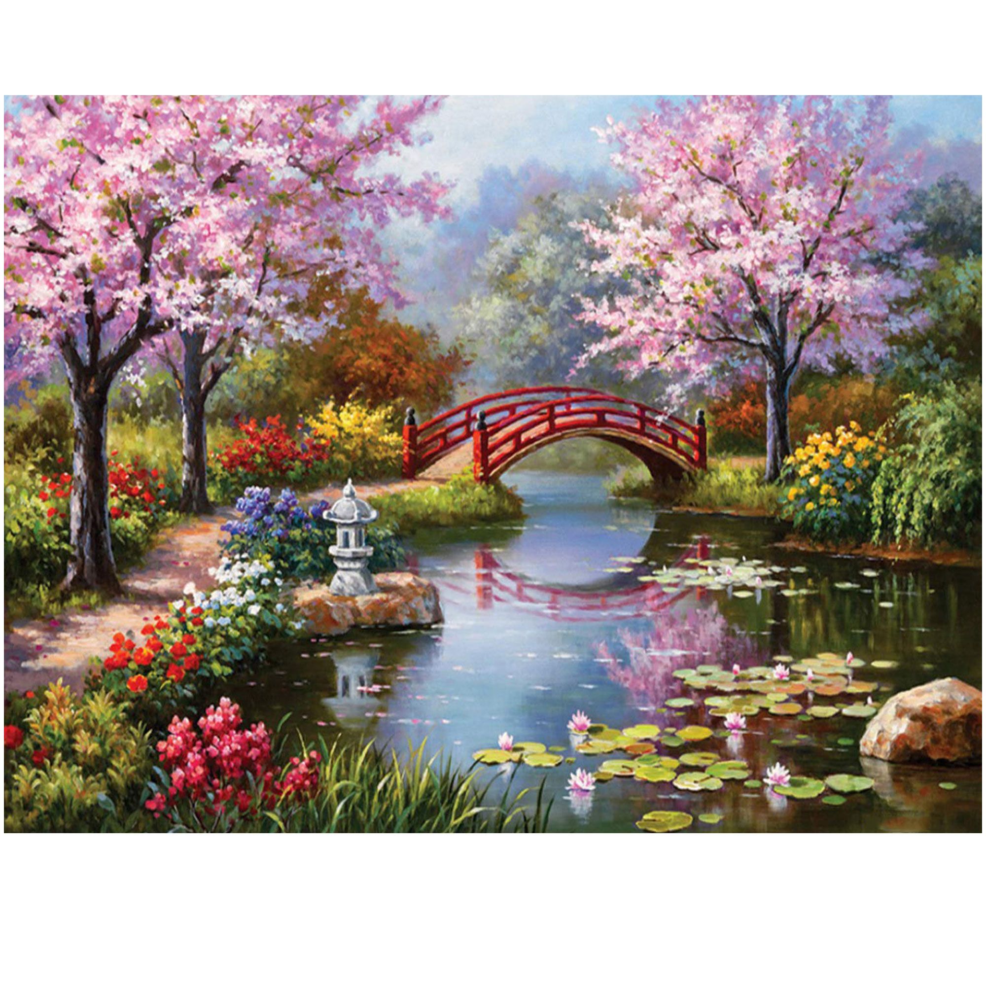 Набір алмазної мозаїки (вишивки) Springos 40 x 30 см DP0017