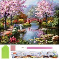 Набір алмазної мозаїки (вишивки) Springos 40 x 30 см DP0017