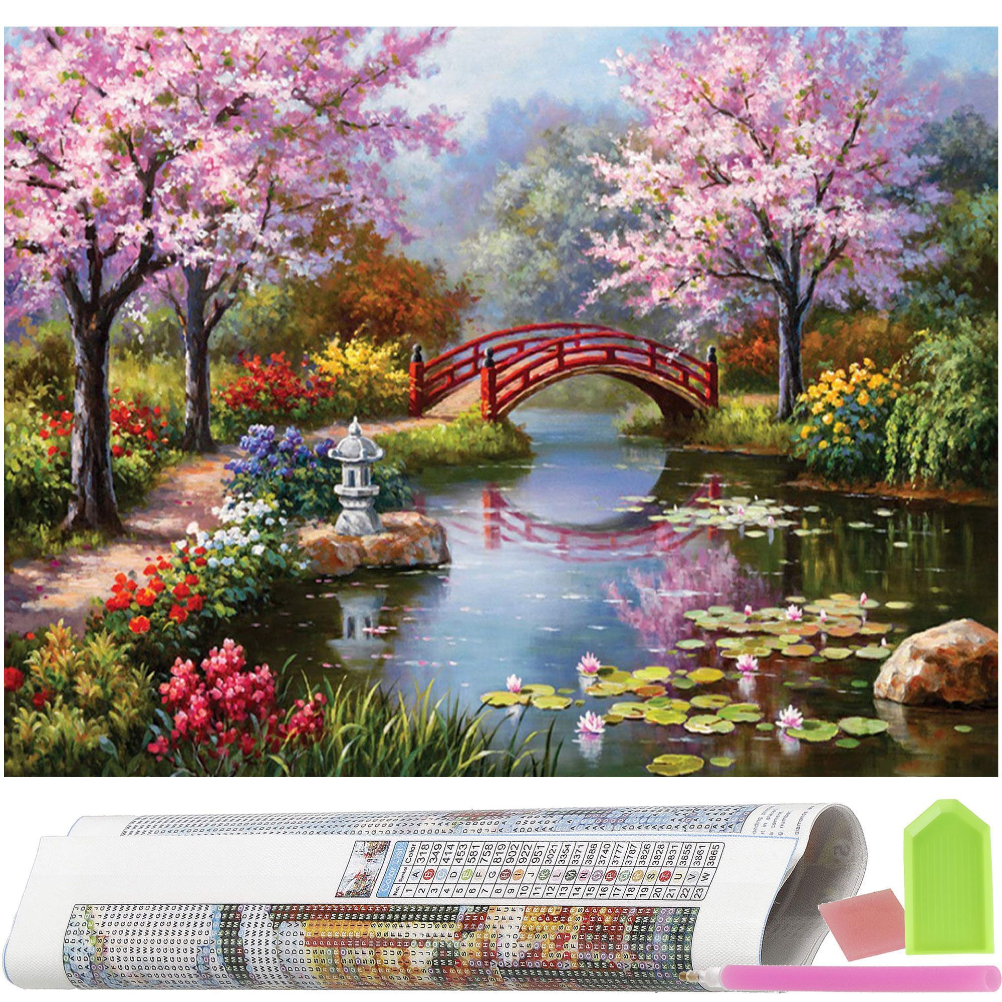 Набір алмазної мозаїки (вишивки) Springos 40 x 30 см DP0017