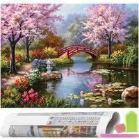 Набір алмазної мозаїки (вишивки) Springos 40 x 30 см DP0017