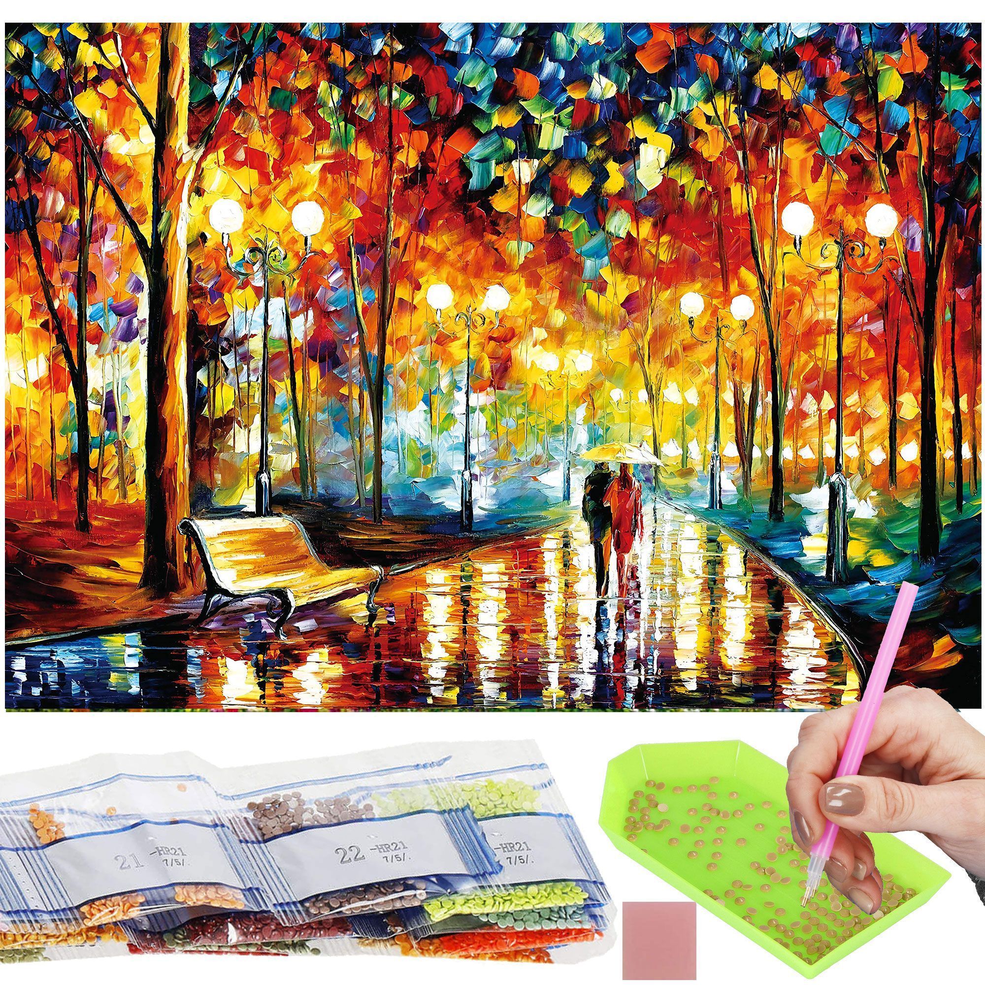 Набір алмазної мозаїки (вишивки) Springos 40 x 30 см DP0019