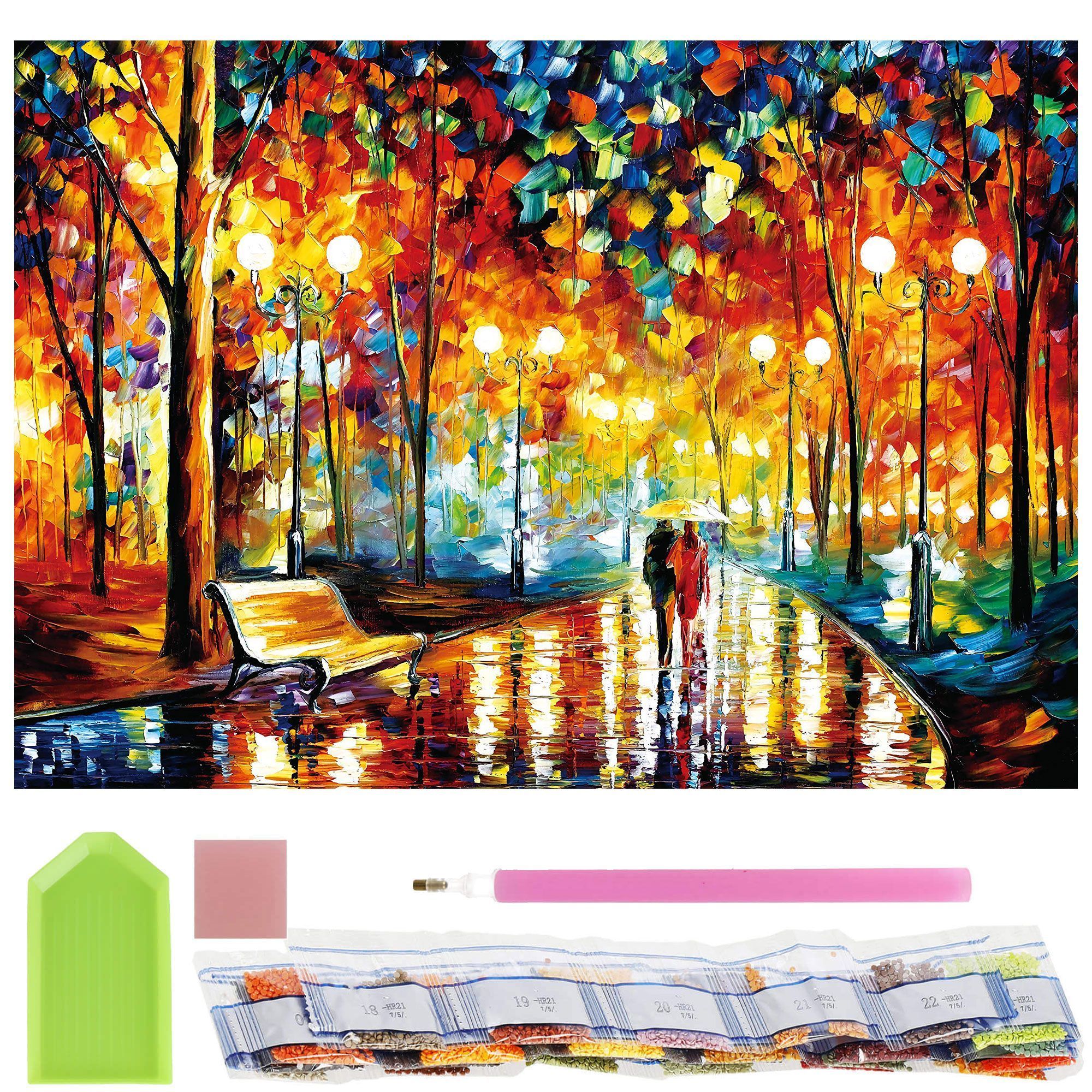 Набір алмазної мозаїки (вишивки) Springos 40 x 30 см DP0019