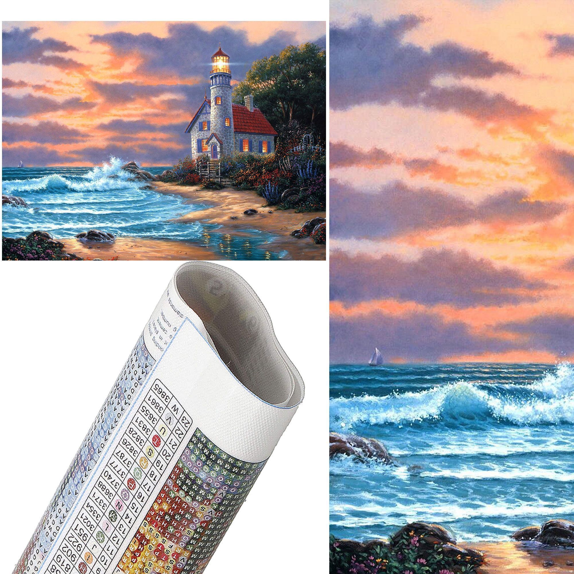 Набір алмазної мозаїки (вишивки) Springos 40 x 30 см DP0020