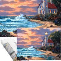 Набір алмазної мозаїки (вишивки) Springos 40 x 30 см DP0020