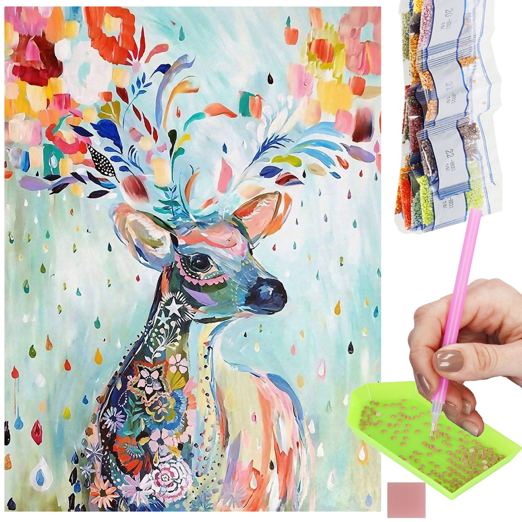 Набір алмазної мозаїки (вишивки) Springos 40 x 30 см DP0001