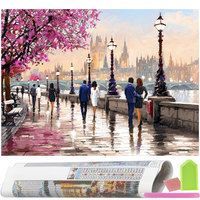 Набір алмазної мозаїки (вишивки) Springos 40 x 30 см DP0002