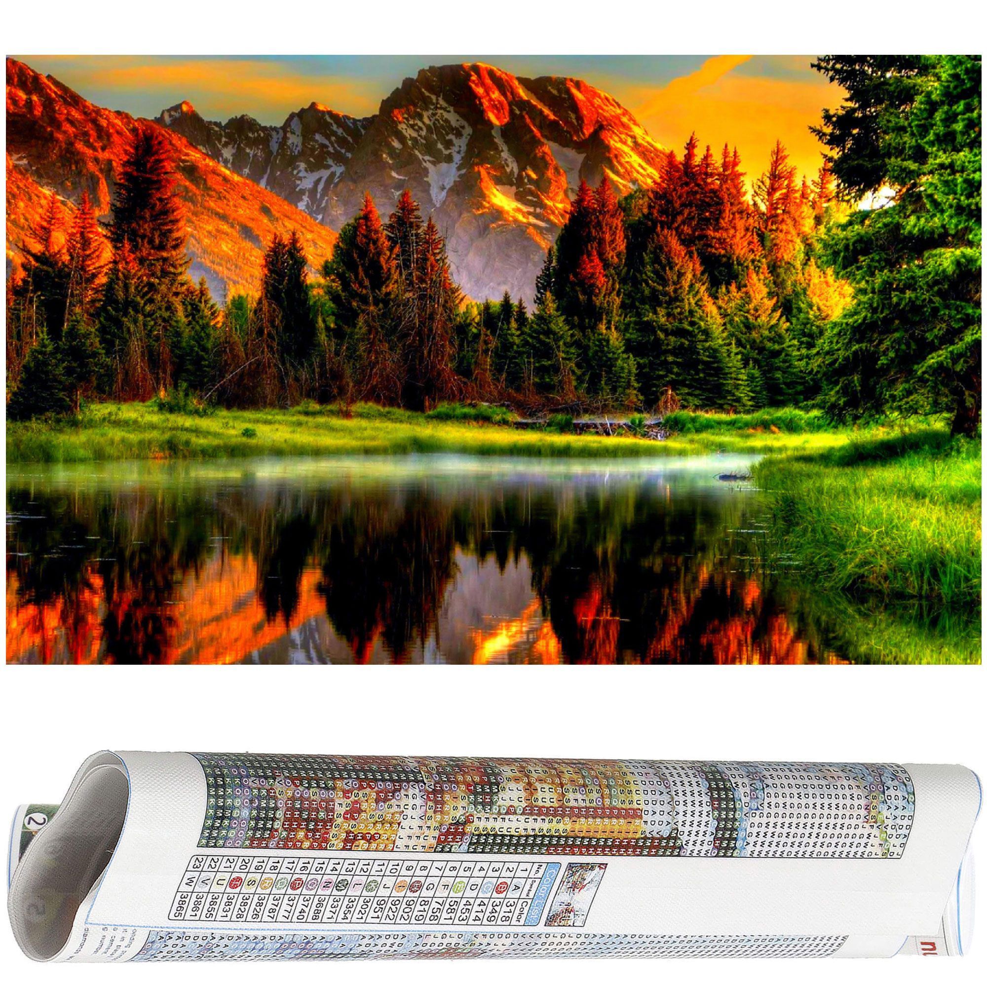 Набір алмазної мозаїки (вишивки) Springos 40 x 30 см DP0021