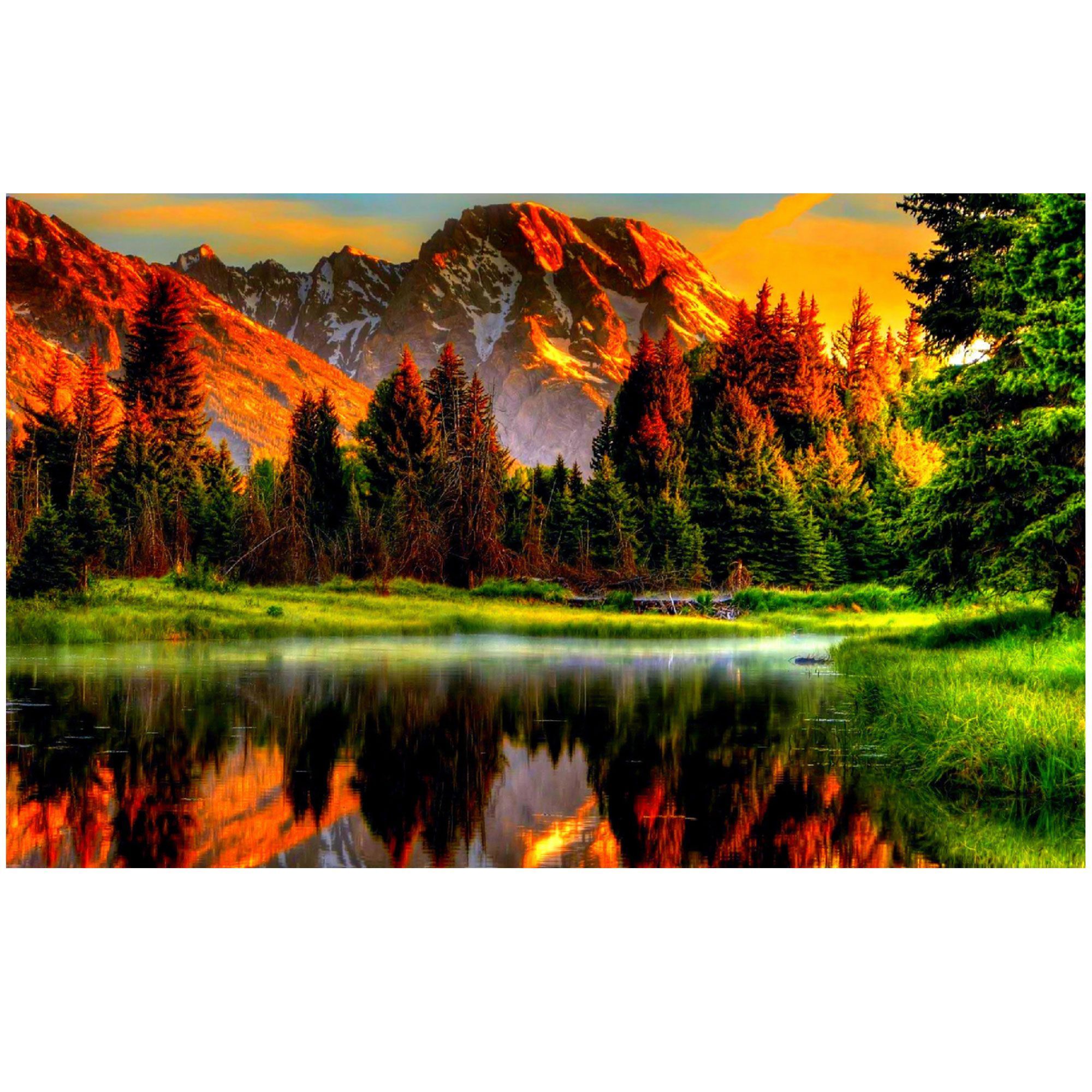 Набір алмазної мозаїки (вишивки) Springos 40 x 30 см DP0021