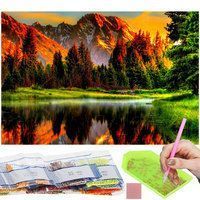 Набір алмазної мозаїки (вишивки) Springos 40 x 30 см DP0021