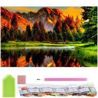 Набір алмазної мозаїки (вишивки) Springos 40 x 30 см DP0021