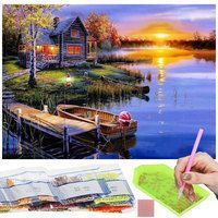 Набір алмазної мозаїки (вишивки) Springos 40 x 30 см DP0022