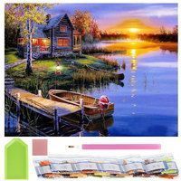 Набір алмазної мозаїки (вишивки) Springos 40 x 30 см DP0022