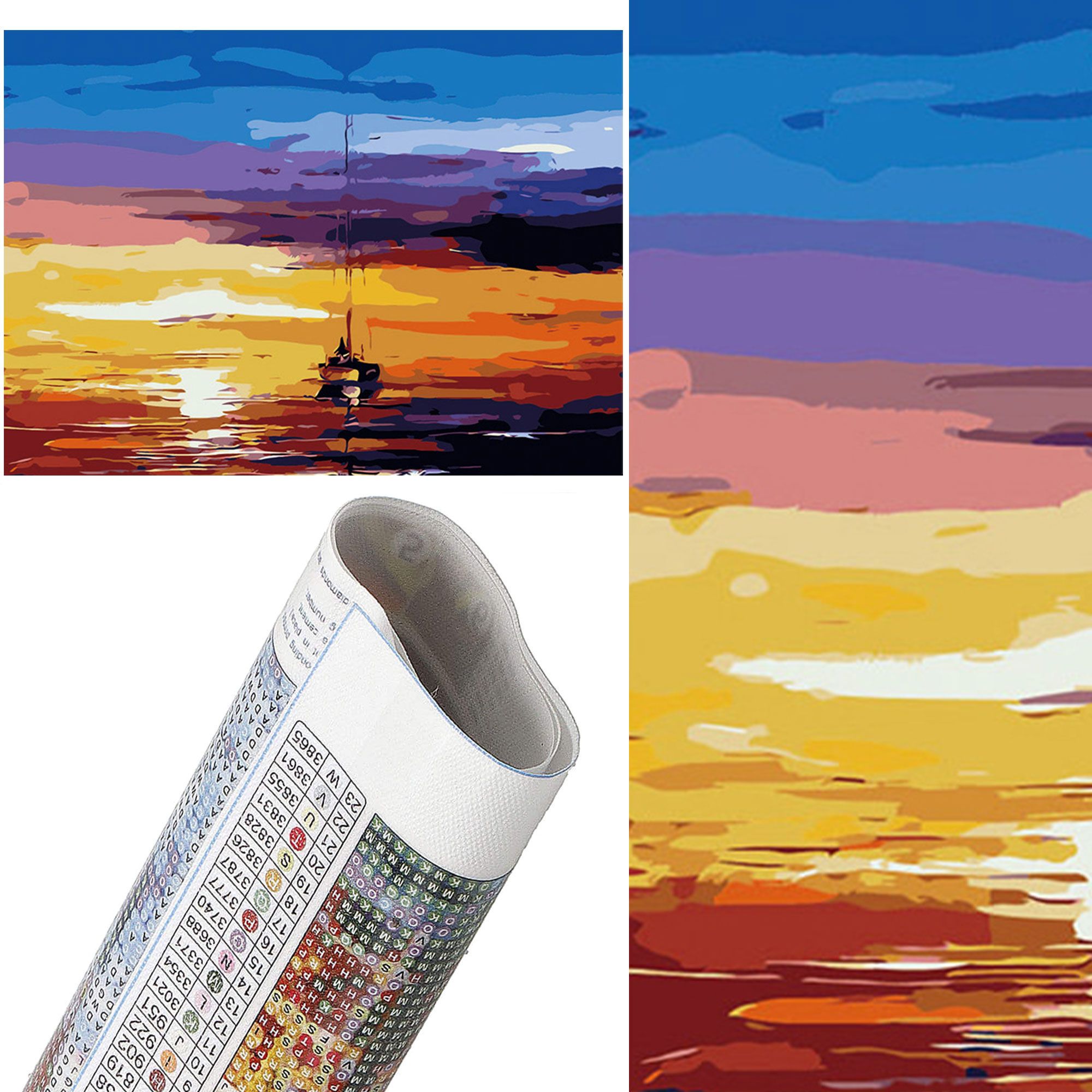 Набір алмазної мозаїки (вишивки) Springos 40 x 30 см DP0023