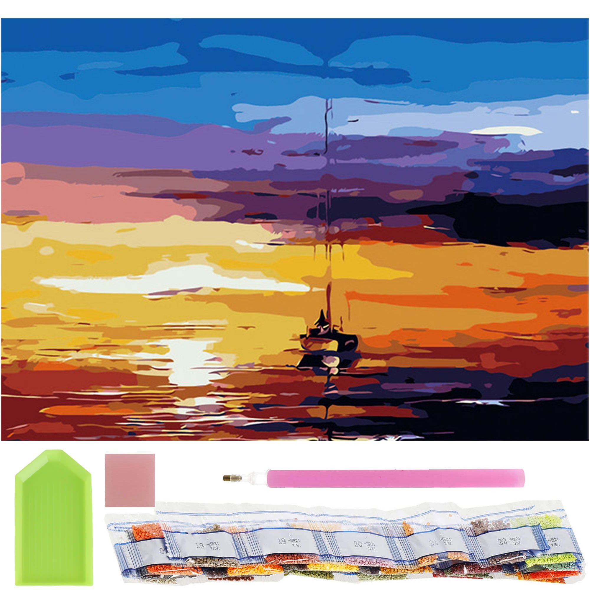 Набір алмазної мозаїки (вишивки) Springos 40 x 30 см DP0023