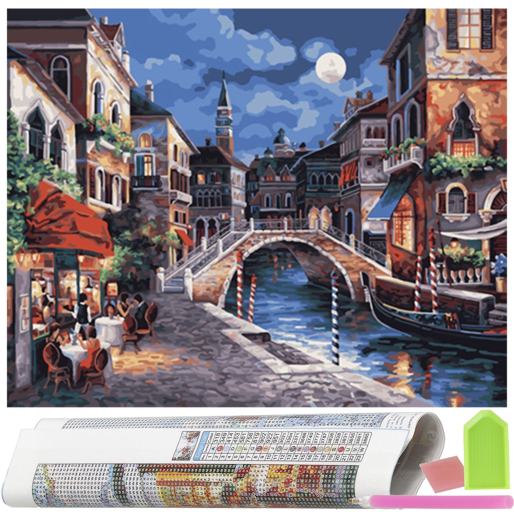 Набір алмазної мозаїки (вишивки) Springos 40 x 30 см DP0024