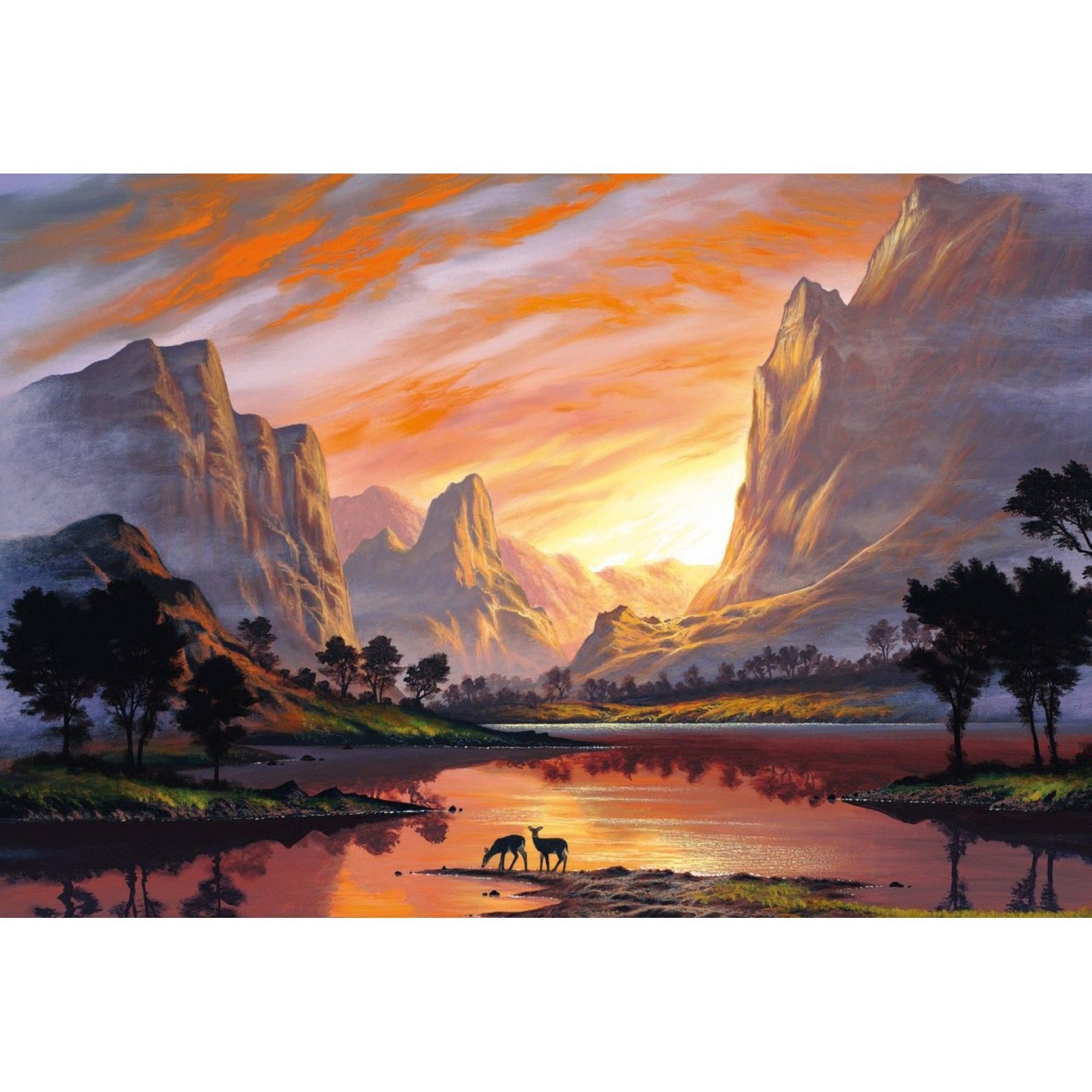 Набір алмазної мозаїки (вишивки) Springos 40 x 30 см DP0025