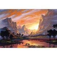 Набір алмазної мозаїки (вишивки) Springos 40 x 30 см DP0025