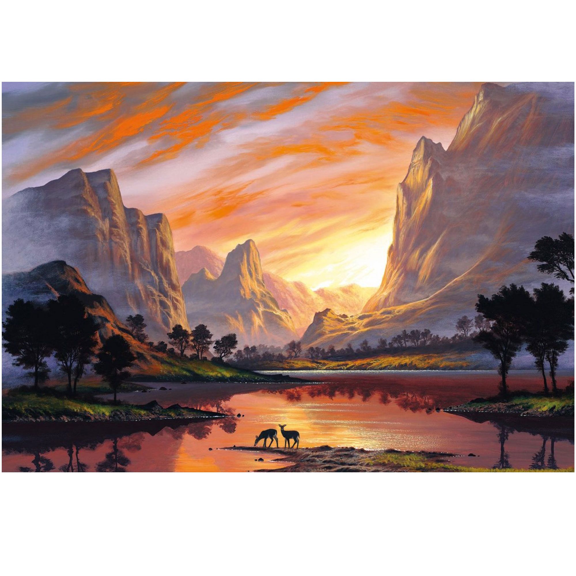 Набір алмазної мозаїки (вишивки) Springos 40 x 30 см DP0025