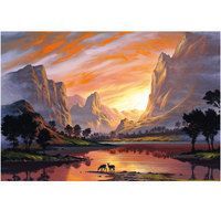 Набір алмазної мозаїки (вишивки) Springos 40 x 30 см DP0025