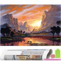 Набір алмазної мозаїки (вишивки) Springos 40 x 30 см DP0025