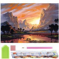 Набір алмазної мозаїки (вишивки) Springos 40 x 30 см DP0025