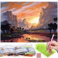 Набір алмазної мозаїки (вишивки) Springos 40 x 30 см DP0025