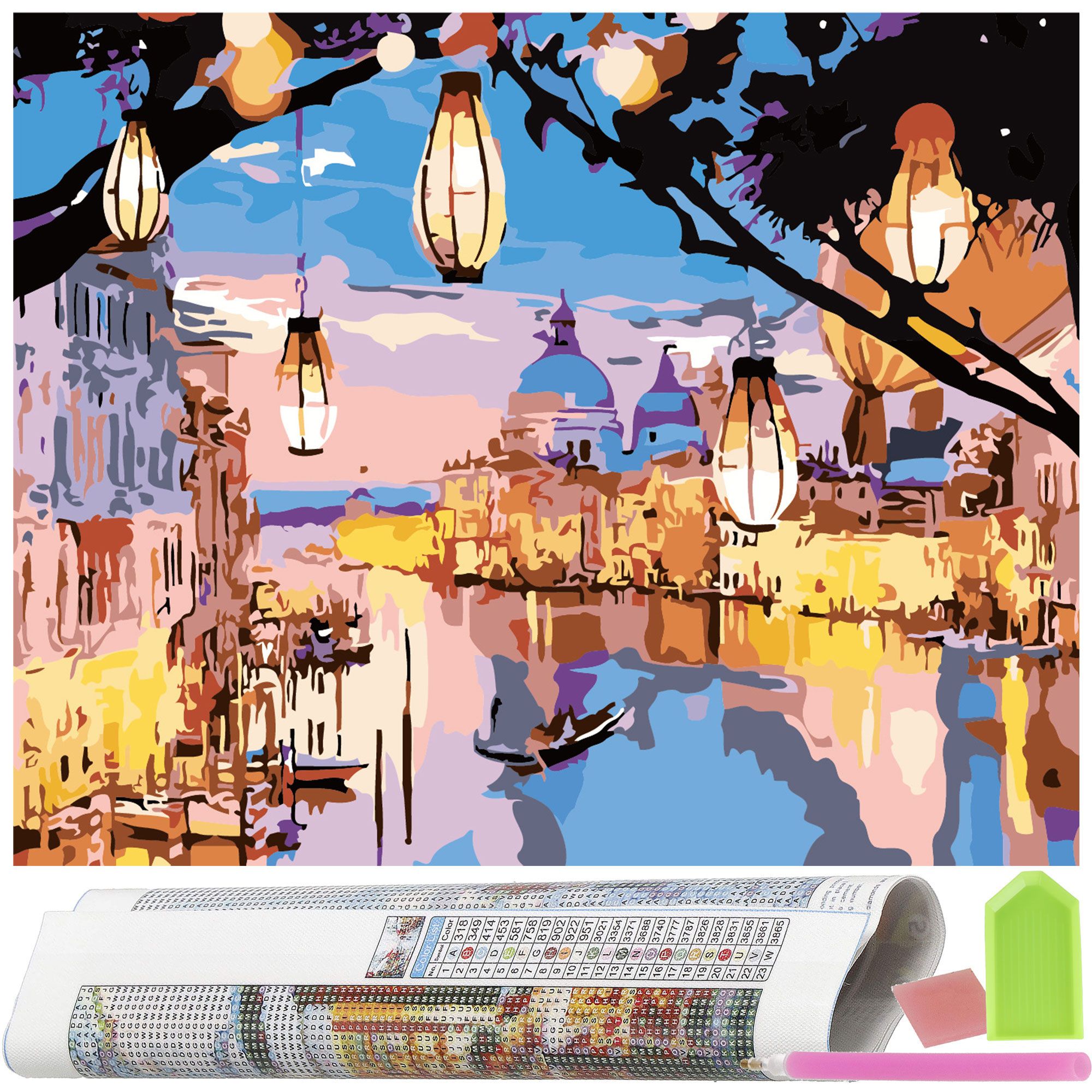 Набір алмазної мозаїки (вишивки) Springos 40 x 30 см DP0027