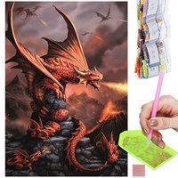 Набір алмазної мозаїки (вишивки) Springos 40 x 30 см DP0030