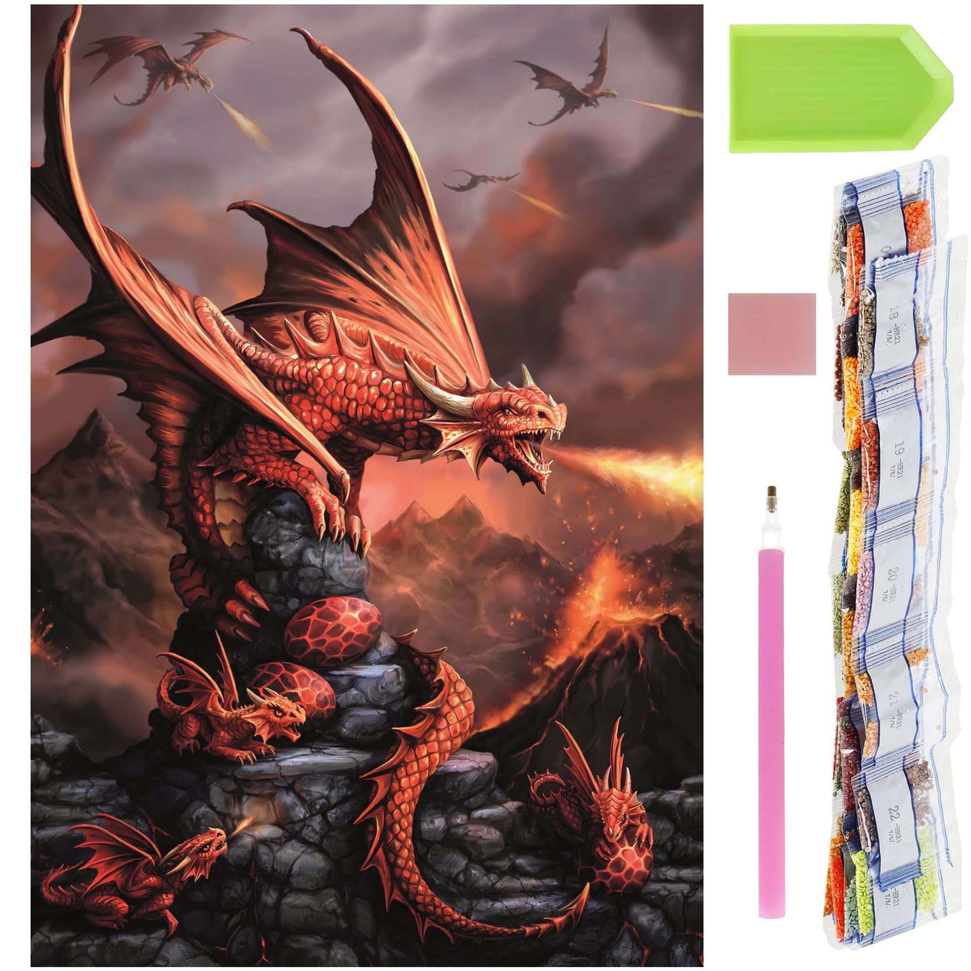 Набір алмазної мозаїки (вишивки) Springos 40 x 30 см DP0030