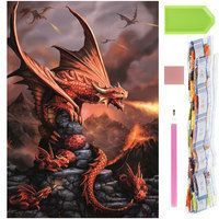 Набір алмазної мозаїки (вишивки) Springos 40 x 30 см DP0030