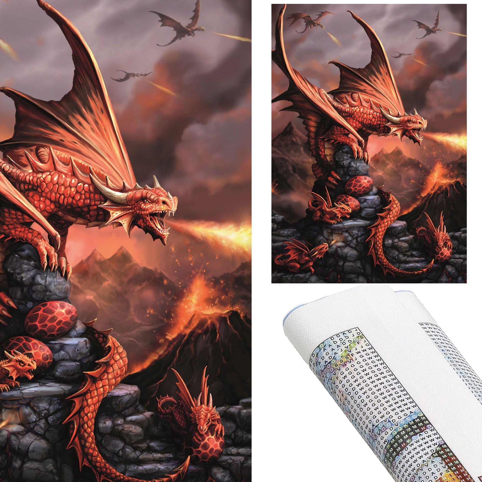 Набір алмазної мозаїки (вишивки) Springos 40 x 30 см DP0030