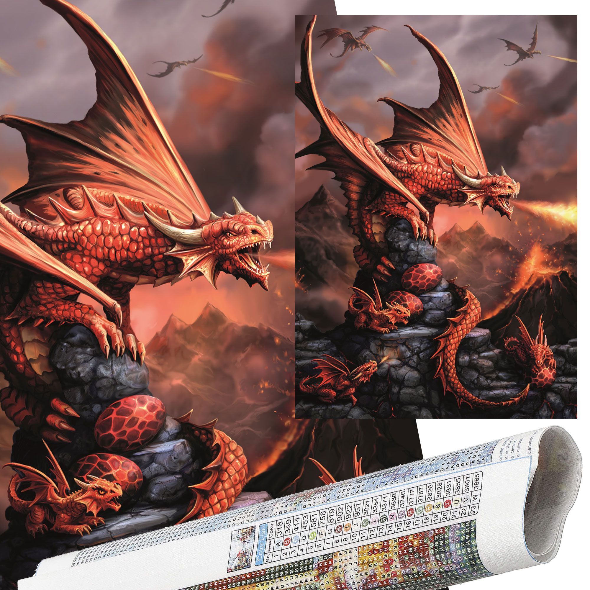 Набір алмазної мозаїки (вишивки) Springos 40 x 30 см DP0030