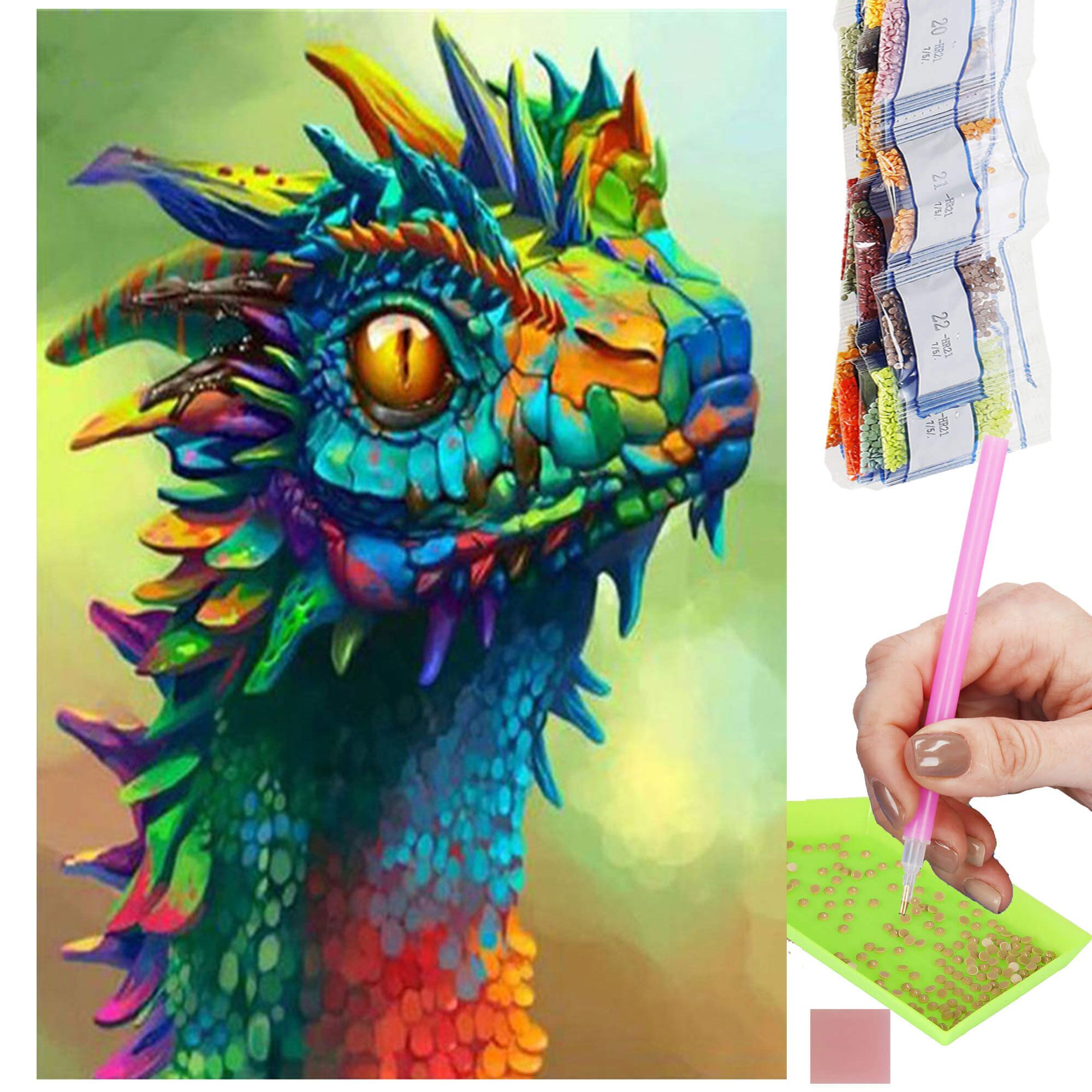 Набір алмазної мозаїки (вишивки) Springos 40 x 30 см DP0031