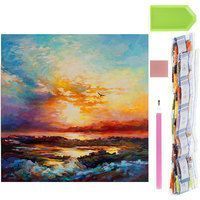 Набір алмазної мозаїки (вишивки) Springos 40 x 30 см DP0032