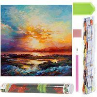 Набір алмазної мозаїки (вишивки) Springos 40 x 30 см DP0032