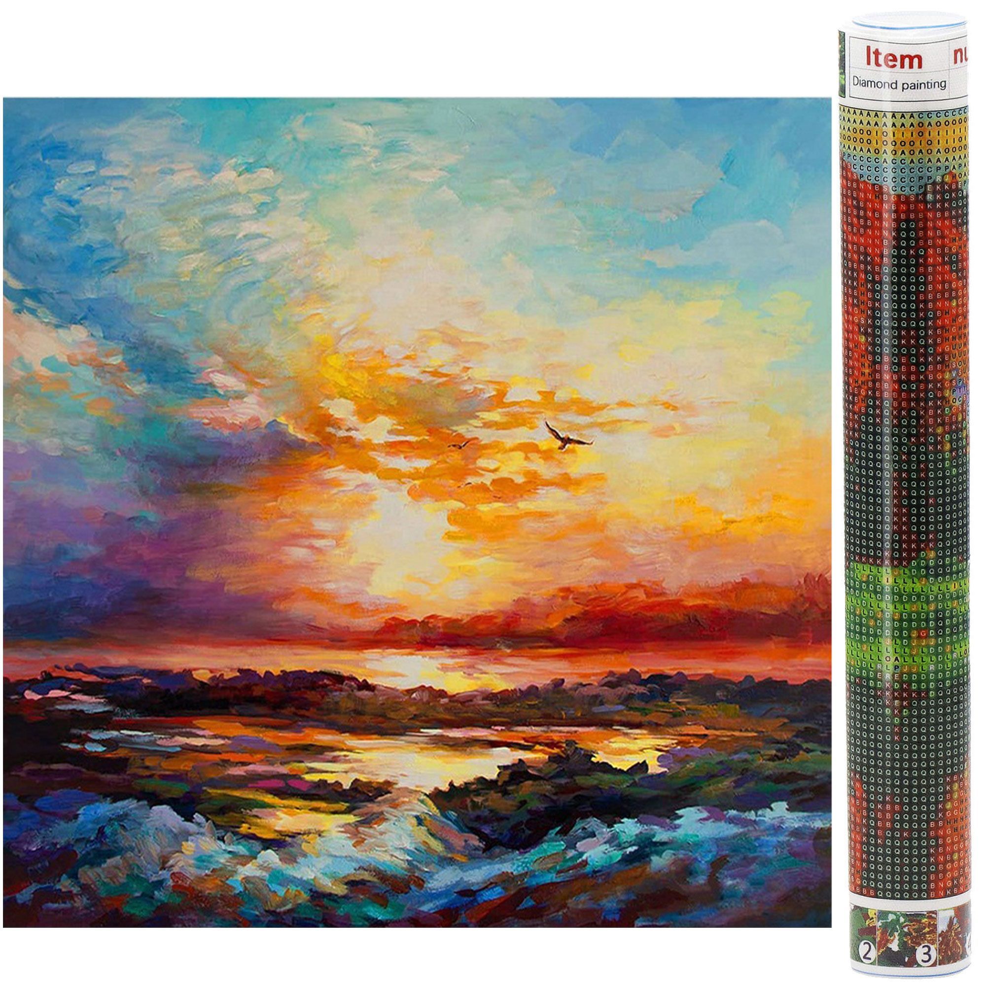 Набір алмазної мозаїки (вишивки) Springos 40 x 30 см DP0032