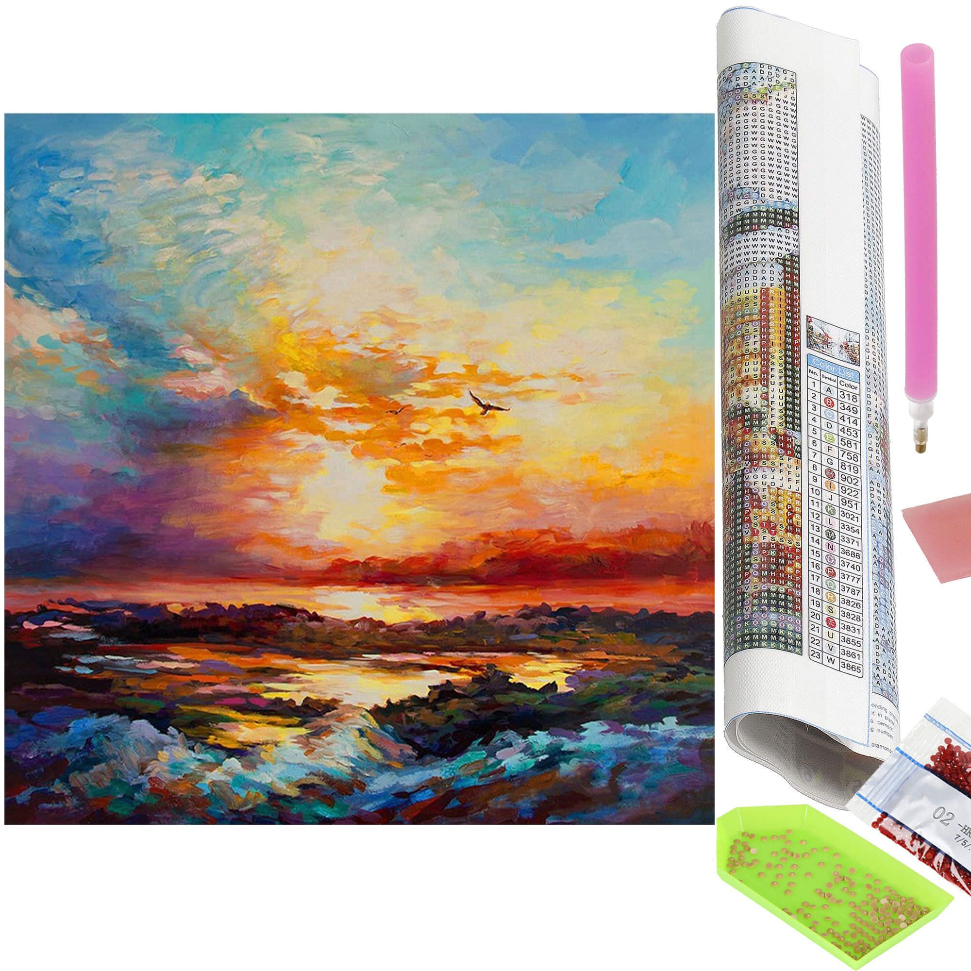 Набір алмазної мозаїки (вишивки) Springos 40 x 30 см DP0032