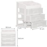 Органайзер для зберігання (аксесуарів, косметики, біжутерії) Springos 26.5 x 23.3 x 17 HA1093