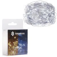 Гірлянда на батарейках Springos 2.9 м 30 LED CL0122 Cold White