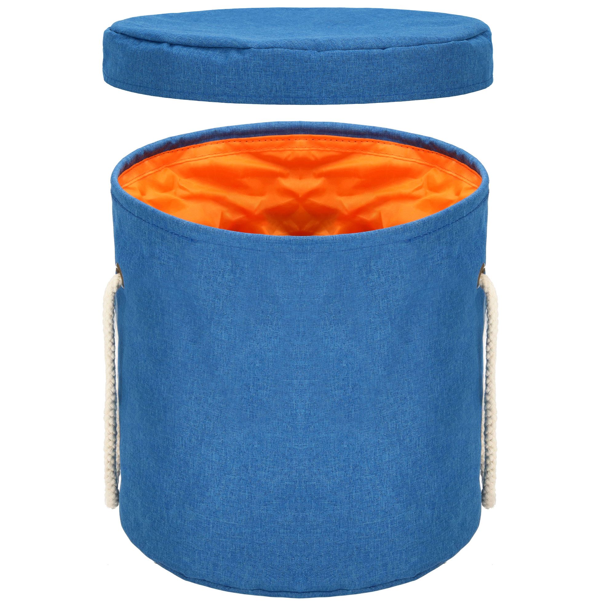 Кошик для зберігання з килимком Springos 23 л текстильний для іграшок та аксесуарів HA0129