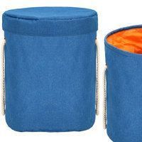 Кошик для зберігання з килимком Springos 23 л текстильний для іграшок та аксесуарів HA0129