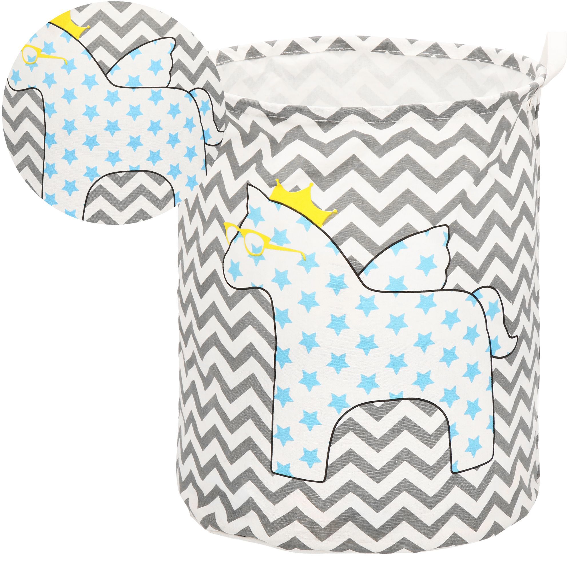 Кошик для зберігання Springos 63 л текстильний для іграшок та одягу HA0119