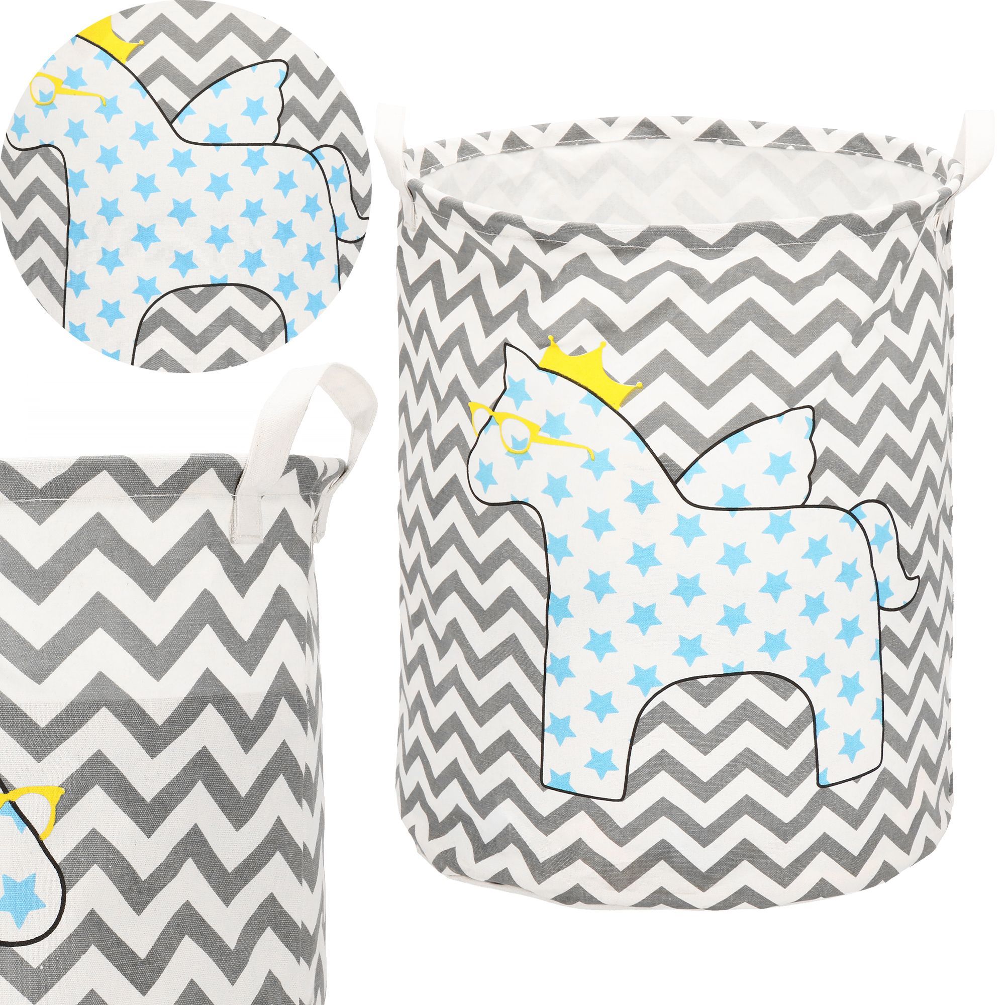 Кошик для зберігання Springos 63 л текстильний для іграшок та одягу HA0119