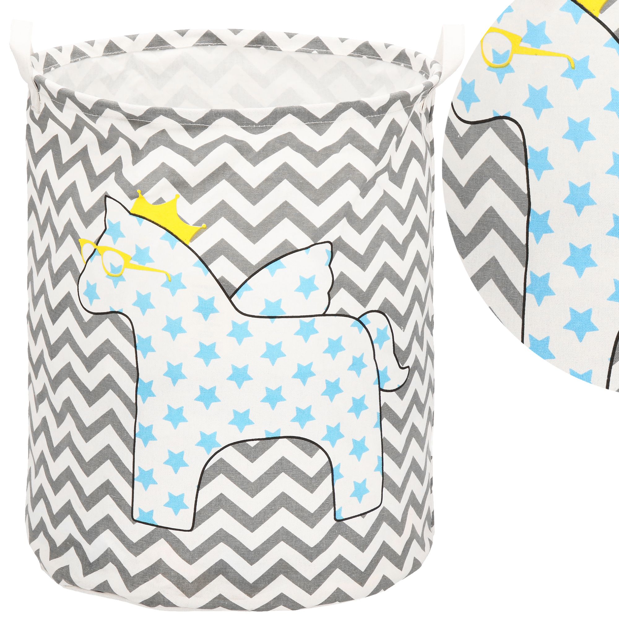 Кошик для зберігання Springos 63 л текстильний для іграшок та одягу HA0119