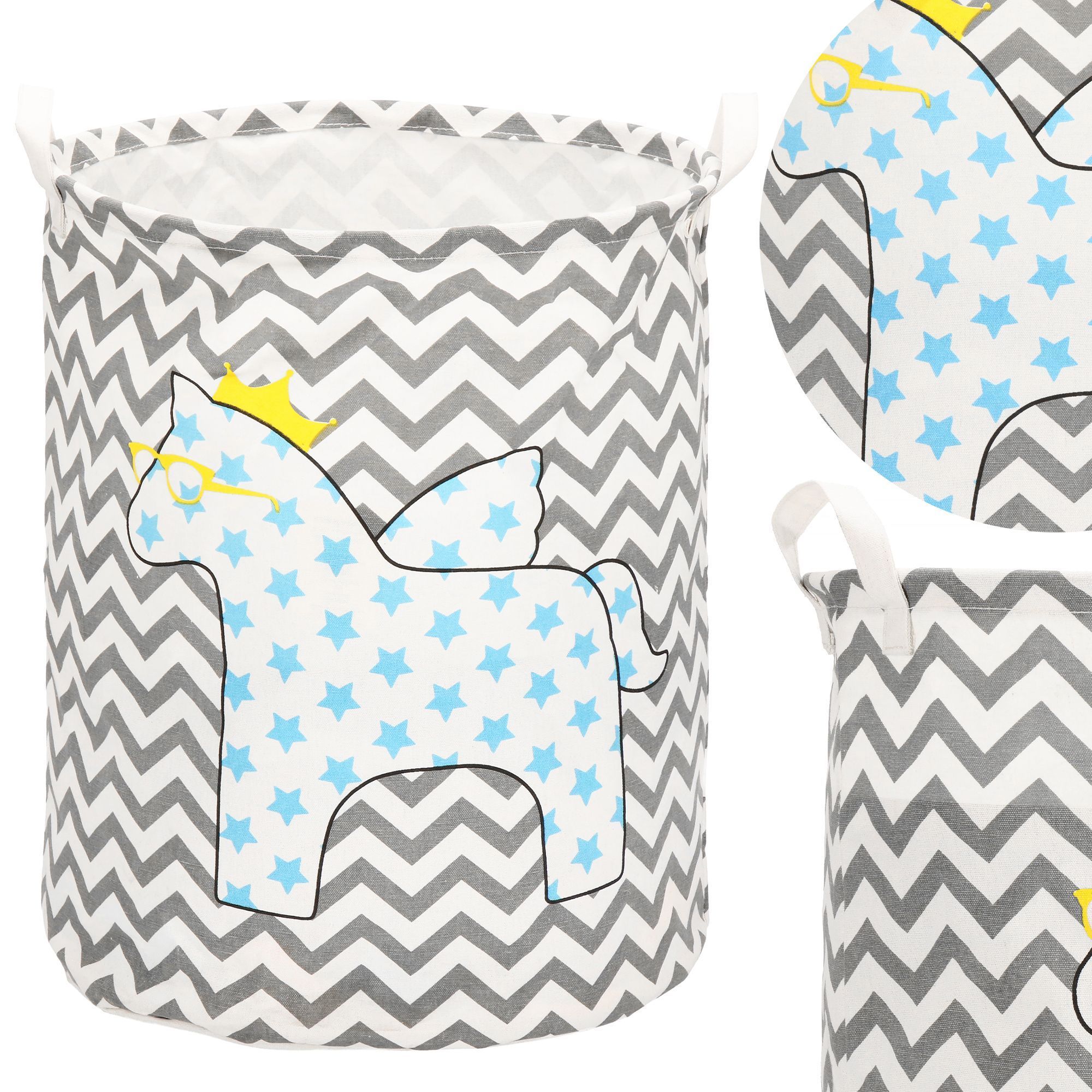 Кошик для зберігання Springos 63 л текстильний для іграшок та одягу HA0119