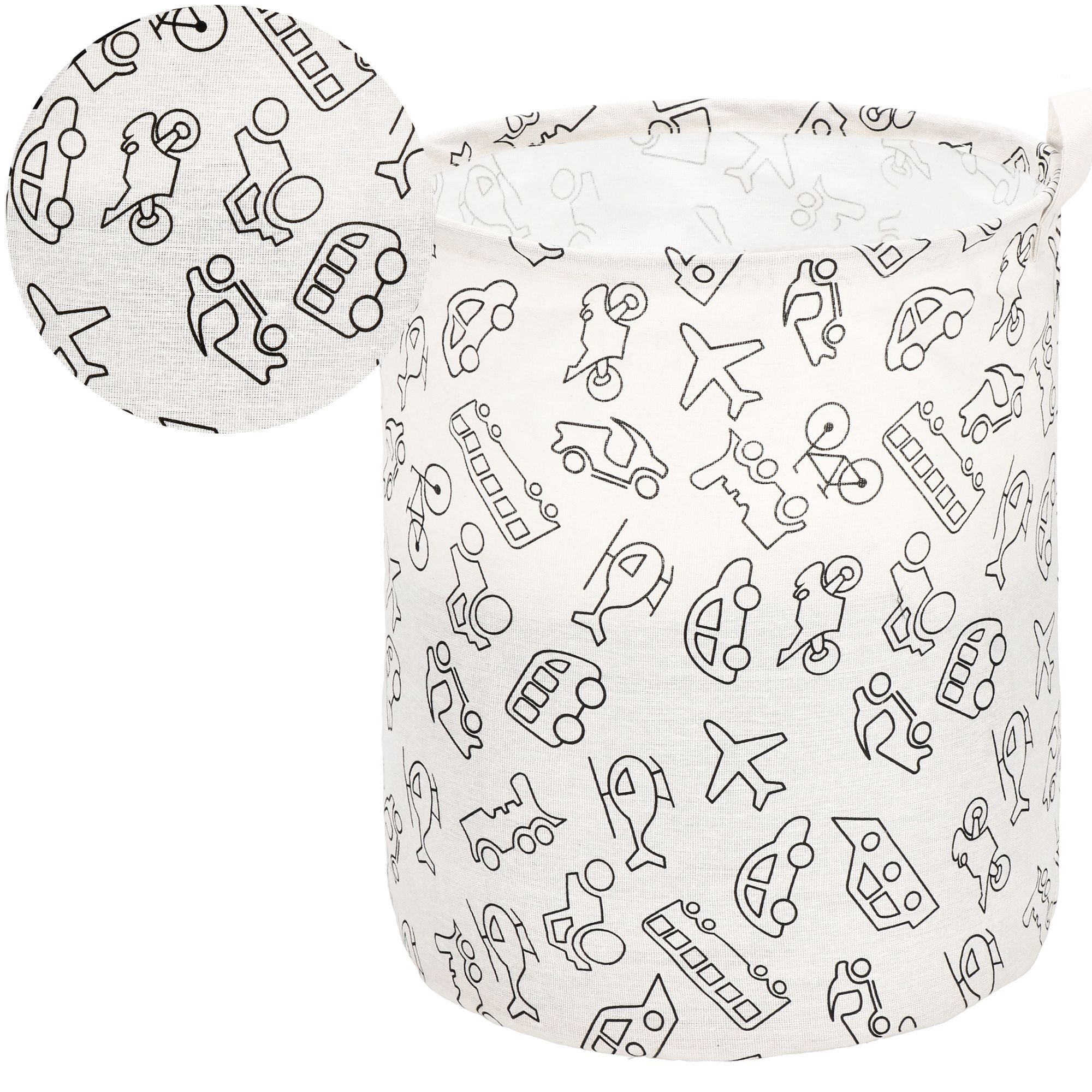 Кошик для зберігання Springos 43 л текстильний для іграшок та одягу HA0123