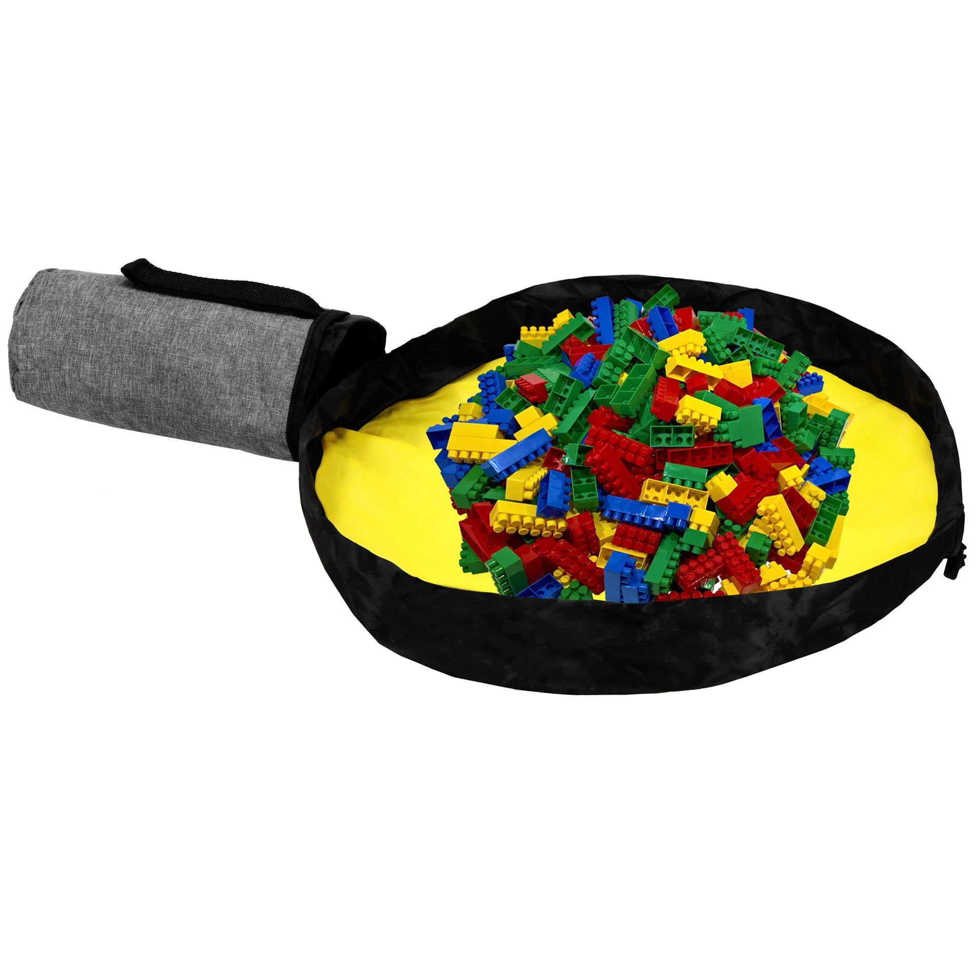 Кошик-сумка для зберігання з килимком Springos 2 л текстильний для іграшок та аксесуарів HA0130