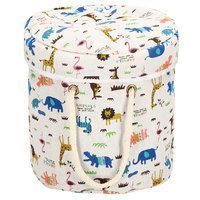 Кошик для зберігання з килимком Springos 21 л текстильний для іграшок та аксесуарів HA0133